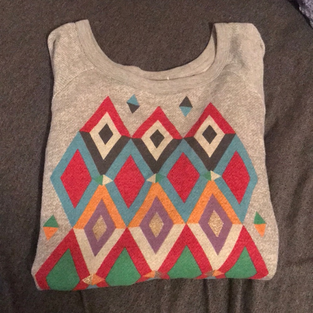 Gray Aztec Pullover🔥 - Picture 3 of 5